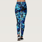 Royal Blue Craze. Leggings (Achterkant)