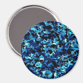 Royal Blue Craze. Magneet (Voorkant / Achterkant)