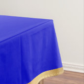 Royal Blue Crown Crest Personalized Tablecloth Tafelkleed (Voorbeeld)