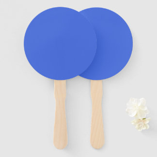 Royal Blue Custom Event Fan Set Handwaaier