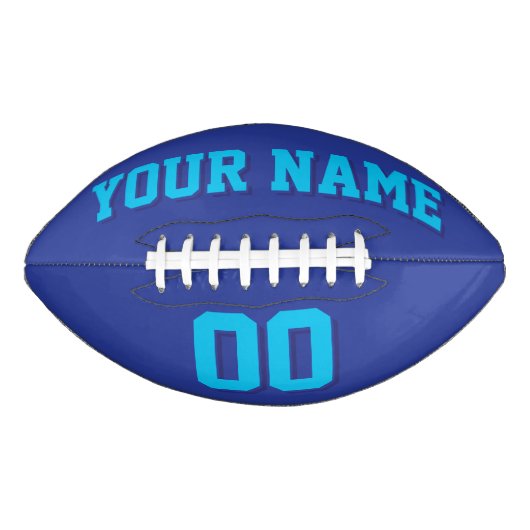 ROYAL BLUE Custom Football (Voorkant)