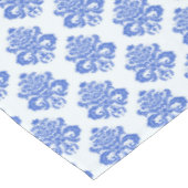 Royal Blue Damask Tafelkleed (Gekanteld)