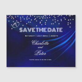 Royal Blue Diamonds harten sparenThe Date Magnetic