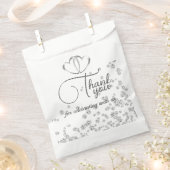 Royal Blue, Diamonds & Hearts Wedding Bedankzakje (Geknipt)