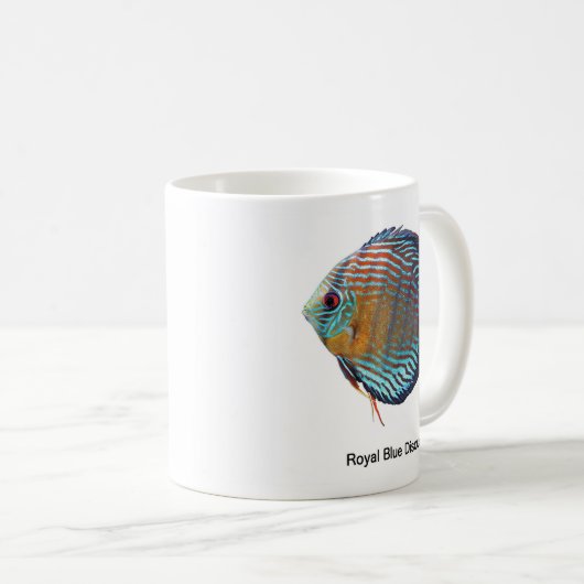 Royal Blue Discus Koffiemok (Voorkant rechts)