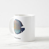 Royal Blue Discus Koffiemok (Voorkant links)