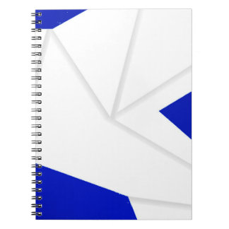 ROYAL BLUE DOVE ORIGAMI FEATHER NOTITIEBOEK