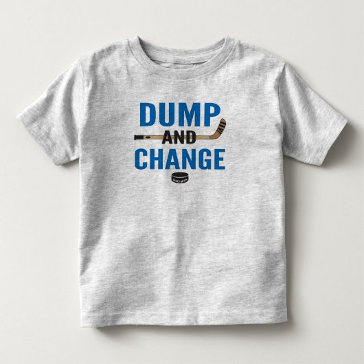 Royal Blue Dump en Wissel Hockey Kinder Shirts (Voorkant)