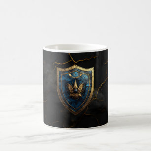 Royal Blue Eagle Crest Gaming Koffiemok