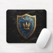 Royal Blue Eagle Crest Gaming Muismat (Met muis)