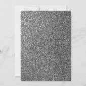 Royal Blue Elegant Huwelijksreceptie Uitnodigen Kaart (Achterkant)