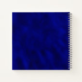 Royal Blue Elegant Wedding Budget Guest Book Notitieboek (Achterkant)