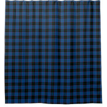 Royal Blue en Black Clan Hume Pset Pattern