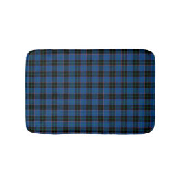 Royal Blue en Black Scottish Pset Pattern Badmat