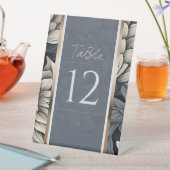 Royal Blue en Champagne White Reclamebord Met Voetstuk (Insitu)