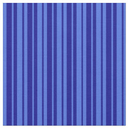 Royal Blue en Dark Blue Striped Pattern Stof