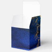 Royal Blue en Gold Bedankdoosjes (Geopend)