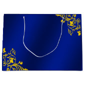 Royal Blue en Gold Groot Cadeauzakje (Voorkant)