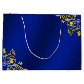 Royal Blue en Gold Groot Cadeauzakje (Achterkant)
