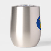 Royal Blue en Gold School Kleuren Klassenjaar (Voorkant)