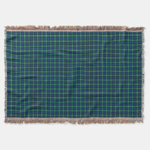 Royal Blue en Green Lamont Clan Schotse Plaid