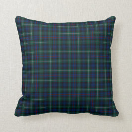 Royal Blue en Green Mackenzie Clan Schotse Plaid Kussen
