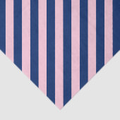 Royal Blue en Pink Stripes Tissuepapier (Detail)