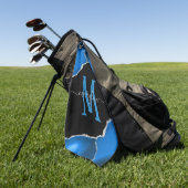 ROYAL BLUE EN SILVER AGATE GOLFHANDDOEK (Groen)