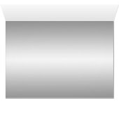 Royal Blue en Silver Bloemen Tafel Nummer Kaart (Binenzijde Horizontaal (Onderkant))