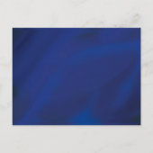 Royal Blue en Silver Briefkaart (Achterkant)