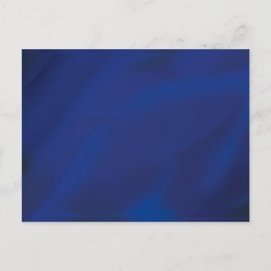 Royal Blue en Silver Briefkaart (Achterkant)