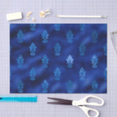 Royal Blue en Silver Tissuepapier (Craft)