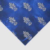 Royal Blue en Silver Tissuepapier (Detail)