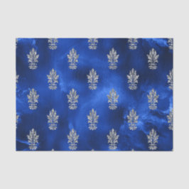 Royal Blue en Silver Tissuepapier