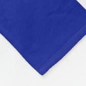 Royal Blue en White Checkered Pattern Fleece Deken (Hoek)