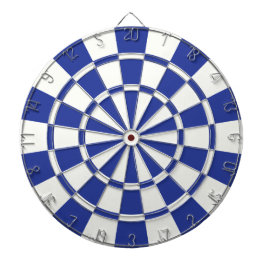 Royal Blue en White Dartbord