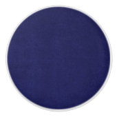 Royal Blue en White Round Custom Ceramic Knob Keramische Knop (Voorkant)