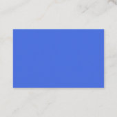 Royal Blue European Visitekaartje (Achterkant)
