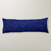Royal Blue Faux Glitter Body Pillow Lichaamskussen (Achterkant)