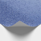 Royal Blue Faux Glitter Cadeaupapier (Hoek)