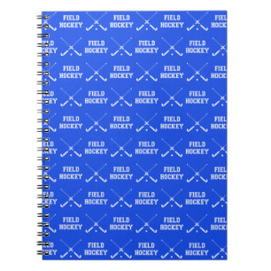 Royal Blue Field Hockey-laptop Notitieboek