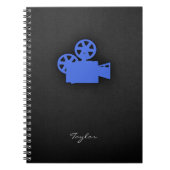 Royal Blue filmcamera Notitieboek (Voorkant)