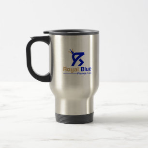 Royal Blue Fitness Waterfles Reisbeker
