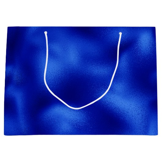 Royal Blue Folie Hanukkah Groot Cadeauzakje (Voorkant)