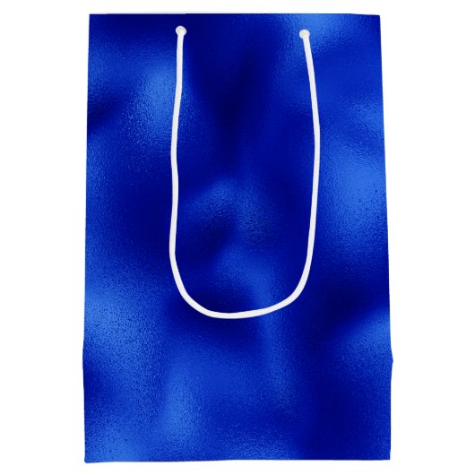 Royal Blue Folie Hanukkah Medium Cadeauzakje (Achterkant)