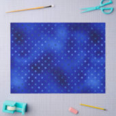 Royal Blue Folie Polka Dot Hanukkah Tissue Paper Tissuepapier (Craft)