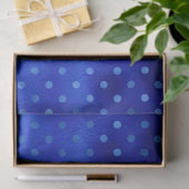 Royal Blue Folie Polka Dot Hanukkah Tissue Paper Tissuepapier (Geschenk)