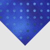 Royal Blue Folie Polka Dot Hanukkah Tissue Paper Tissuepapier (Detail)
