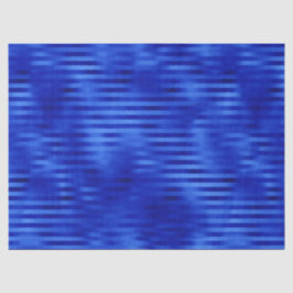 Royal Blue Folie Striped Hanukkah Tissuepapier