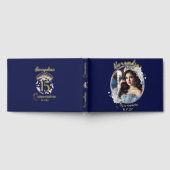 Royal Blue Foto  Boho Quinceañera Spaans Gastenboek (Volledig)